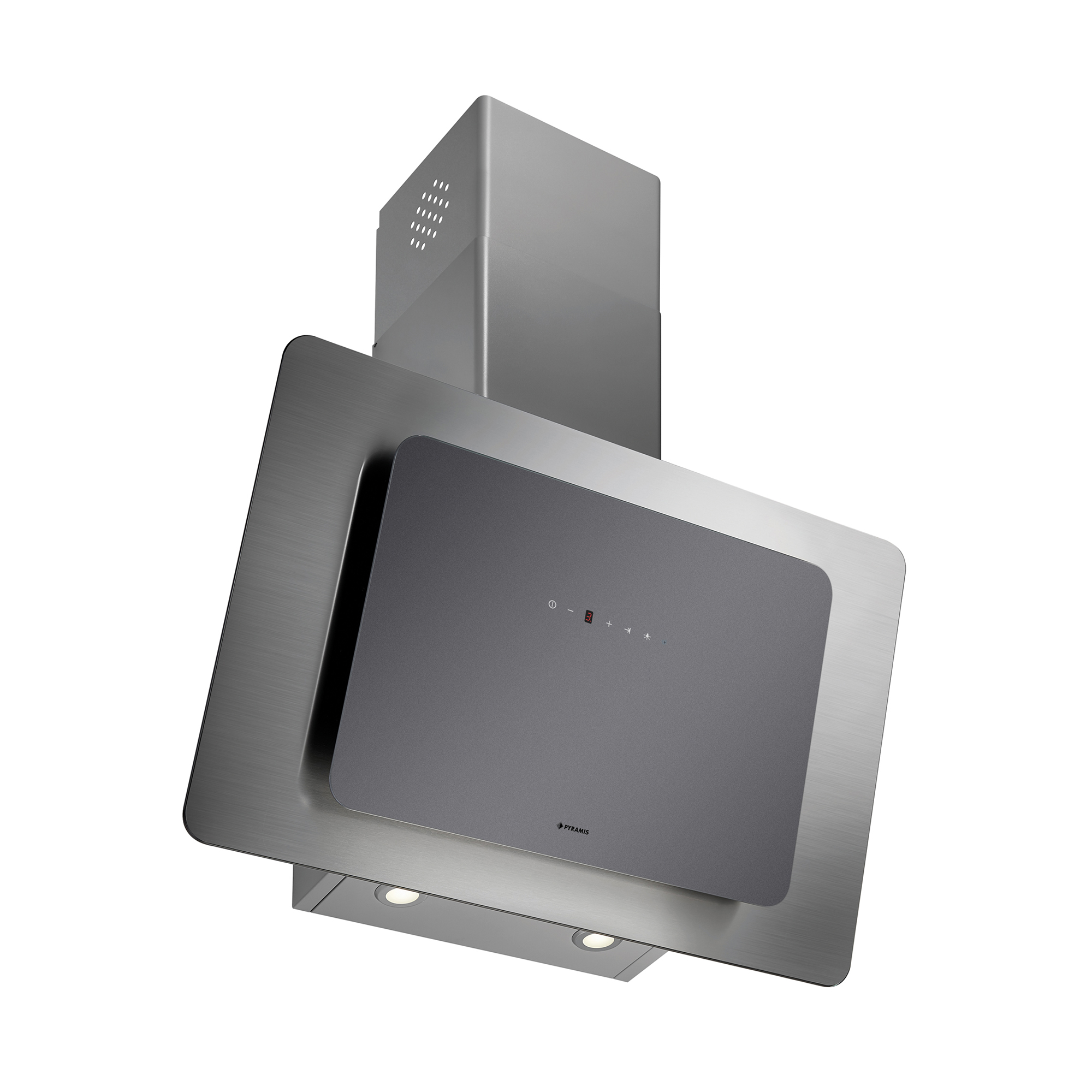 Hota decorativa Pyramis VETRIO Grey Glass 90cm