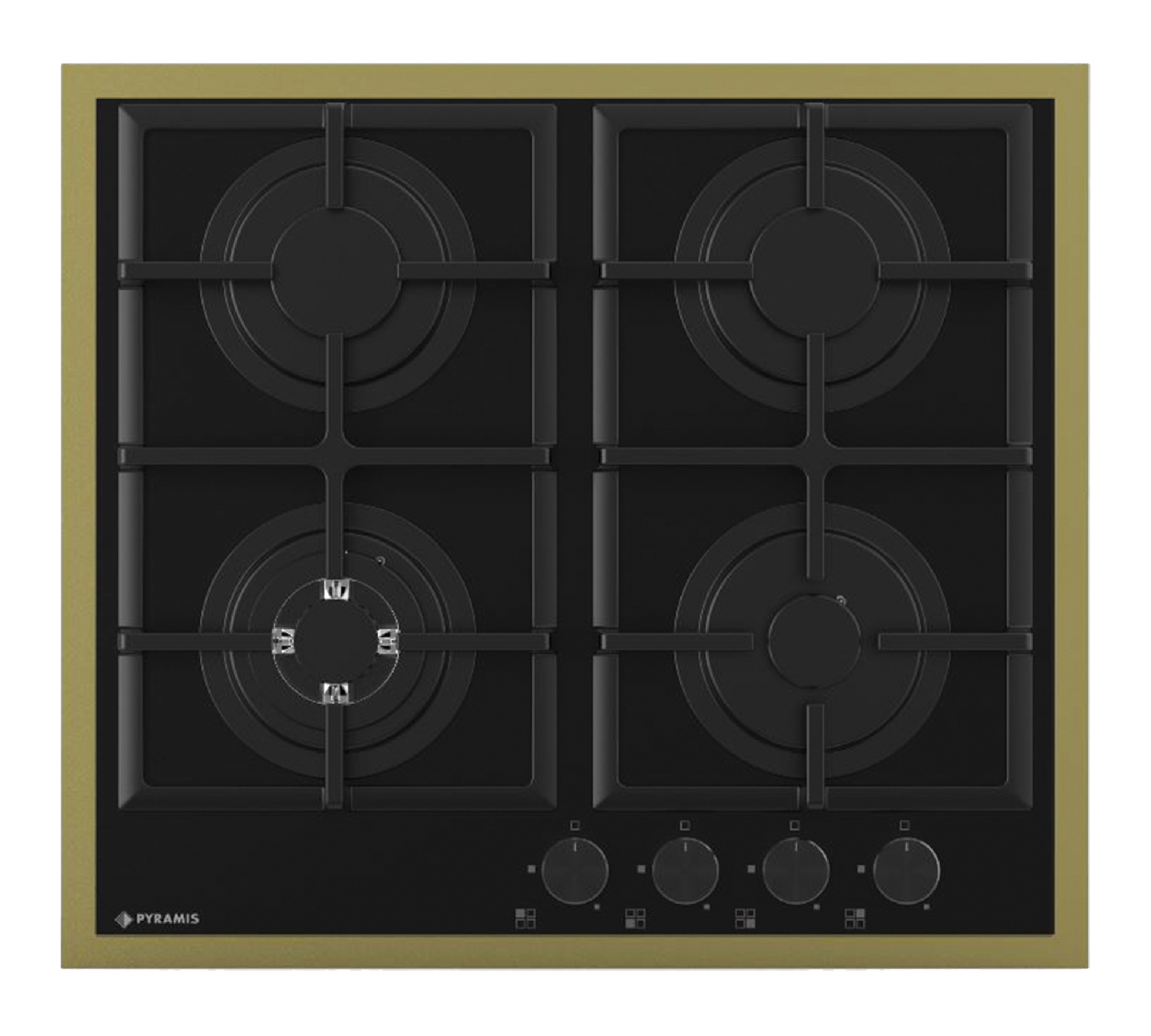 Plita gaz Pyramis 8080 PVD GOLD