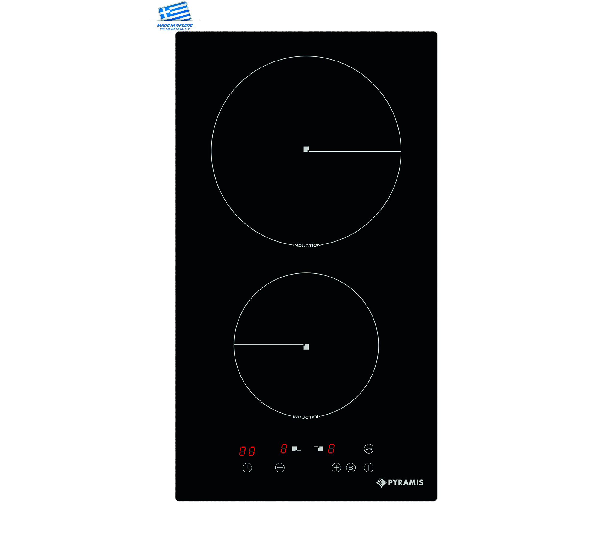 Plita inductie domino Pyramis PHI32230FMB Touch Control Black