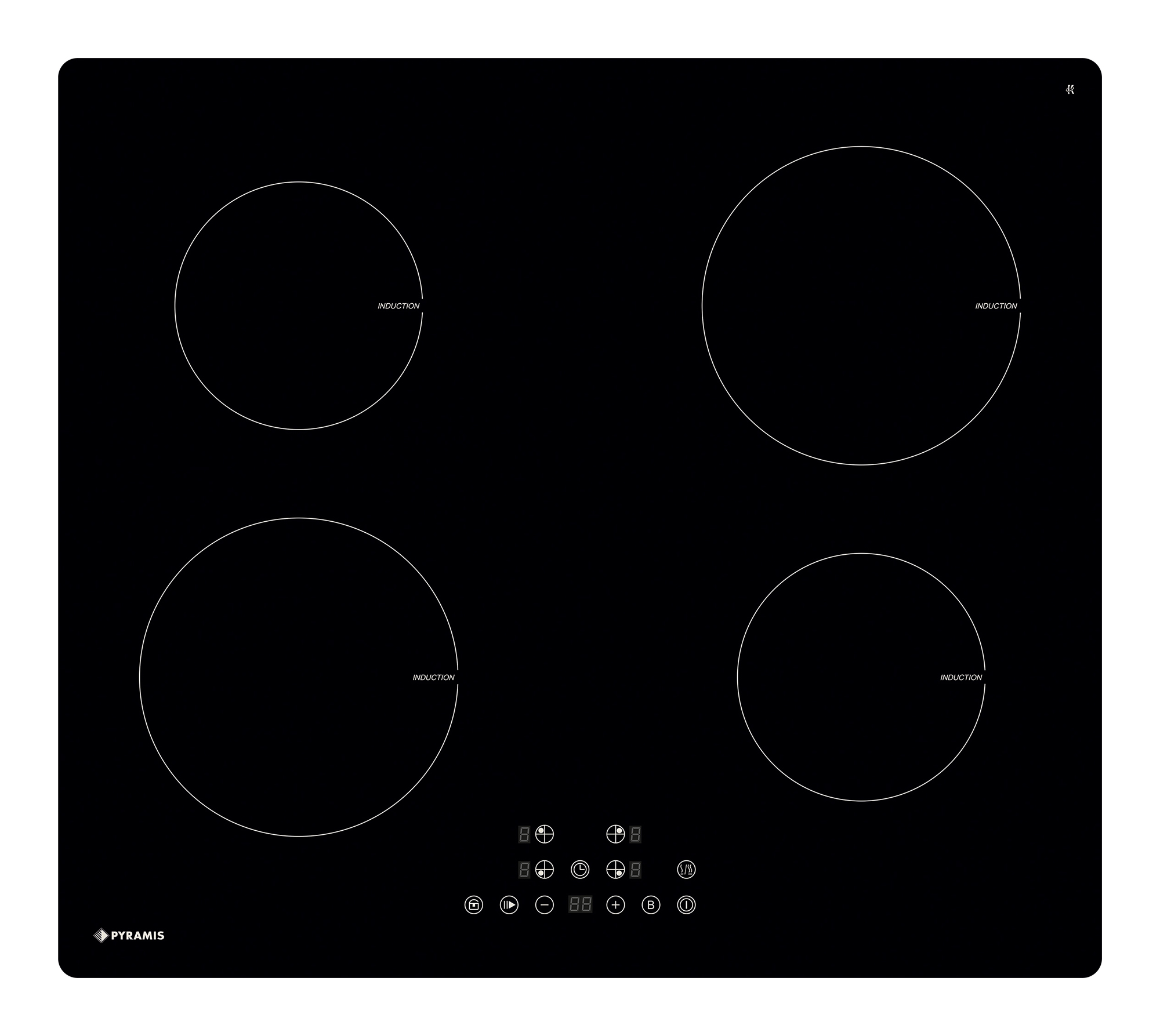 Plita inductie Pyramis 58IND 920 Black Glass