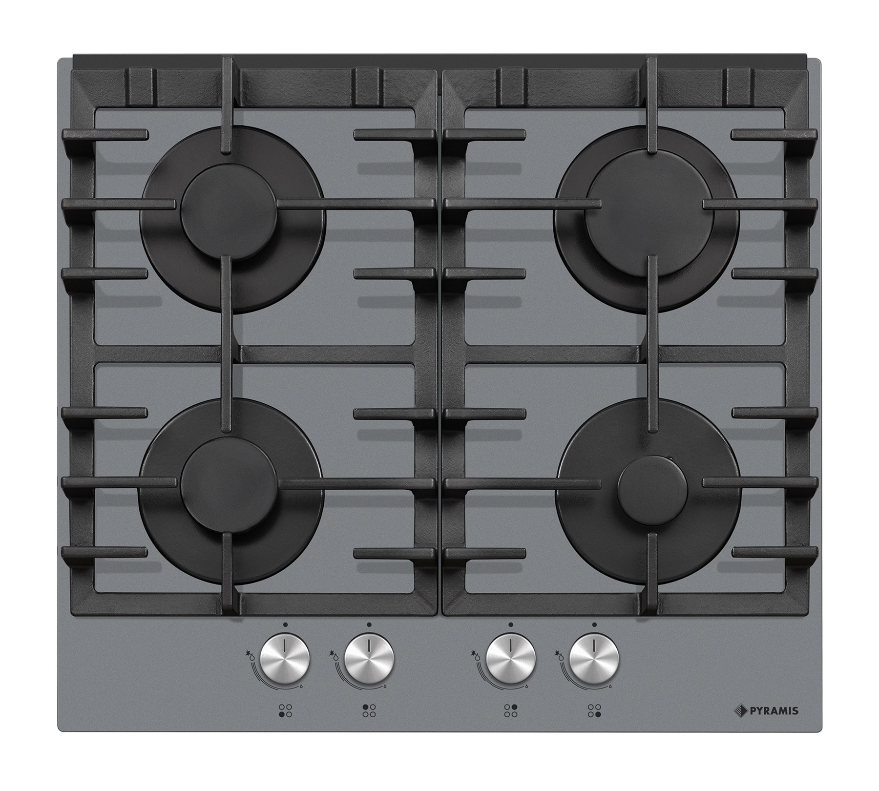 Plita gaz Pyramis 6704 Grey Pearl