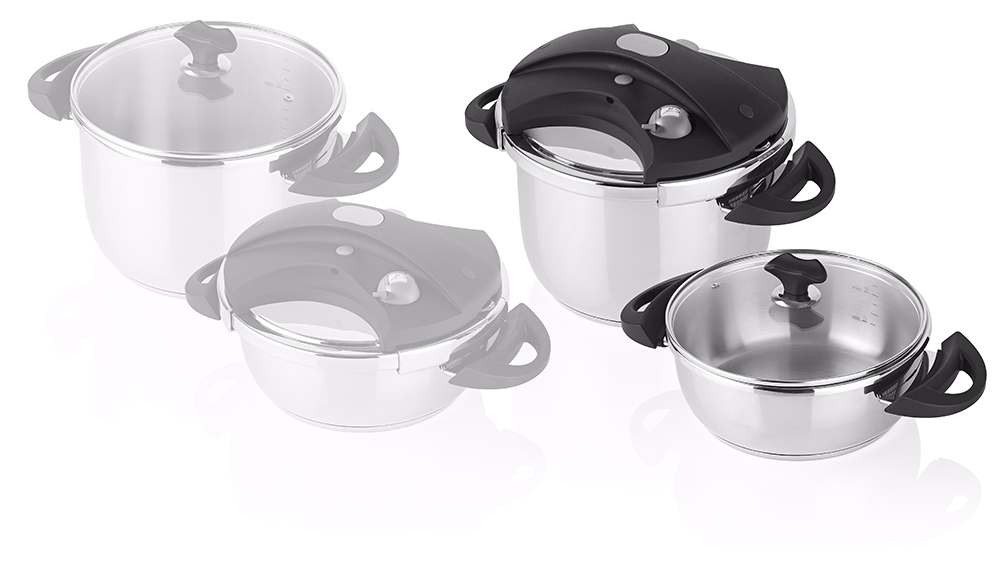 Set de vase sub presiune Expert Plus 8+4,5lt