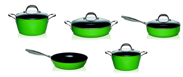 Set de Vase din Aluminiu Evergreen 5 Piese