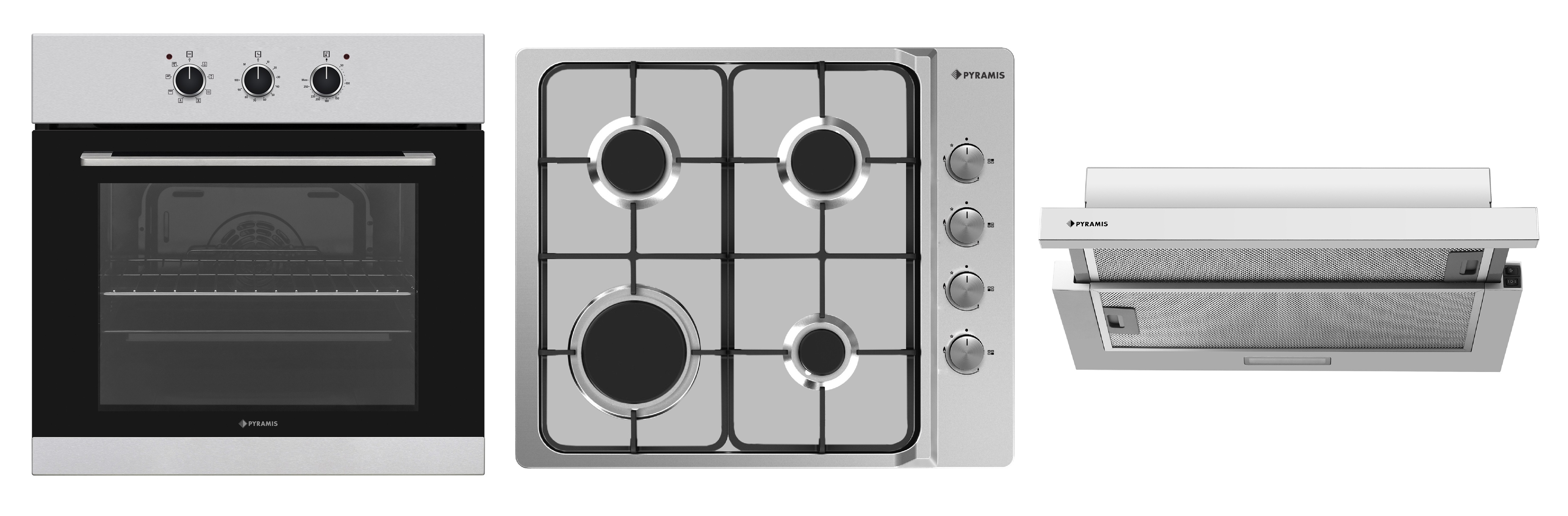 Set Pyramis 18P Inox