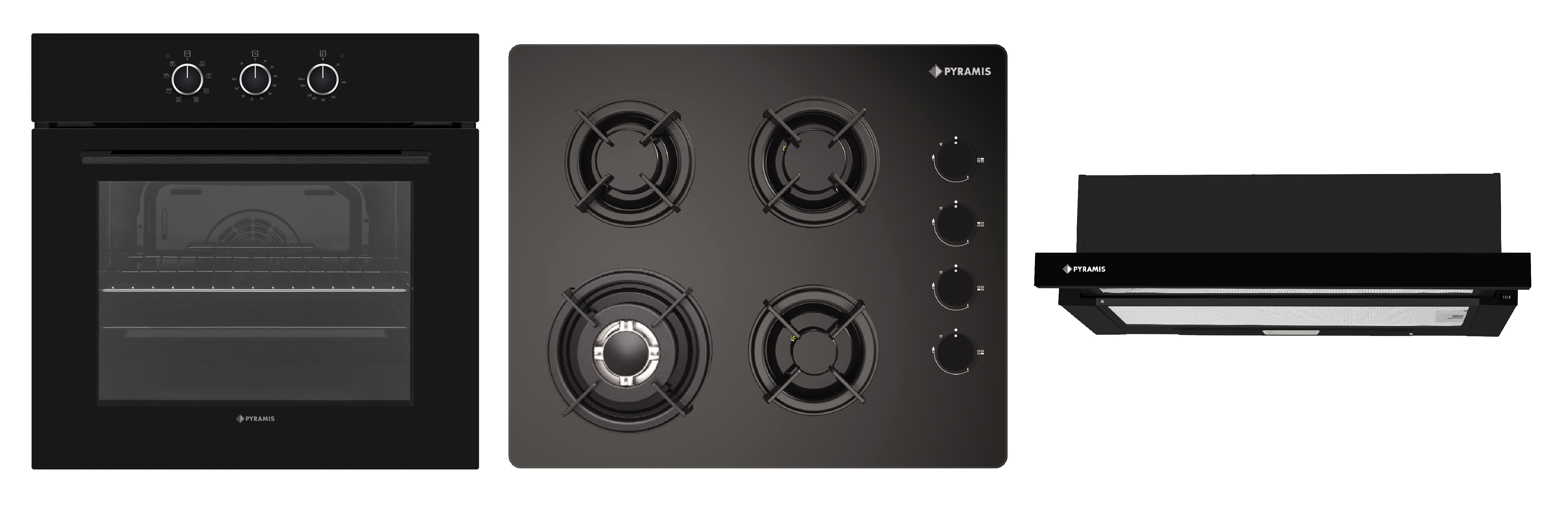 Set Pyramis 19P Black