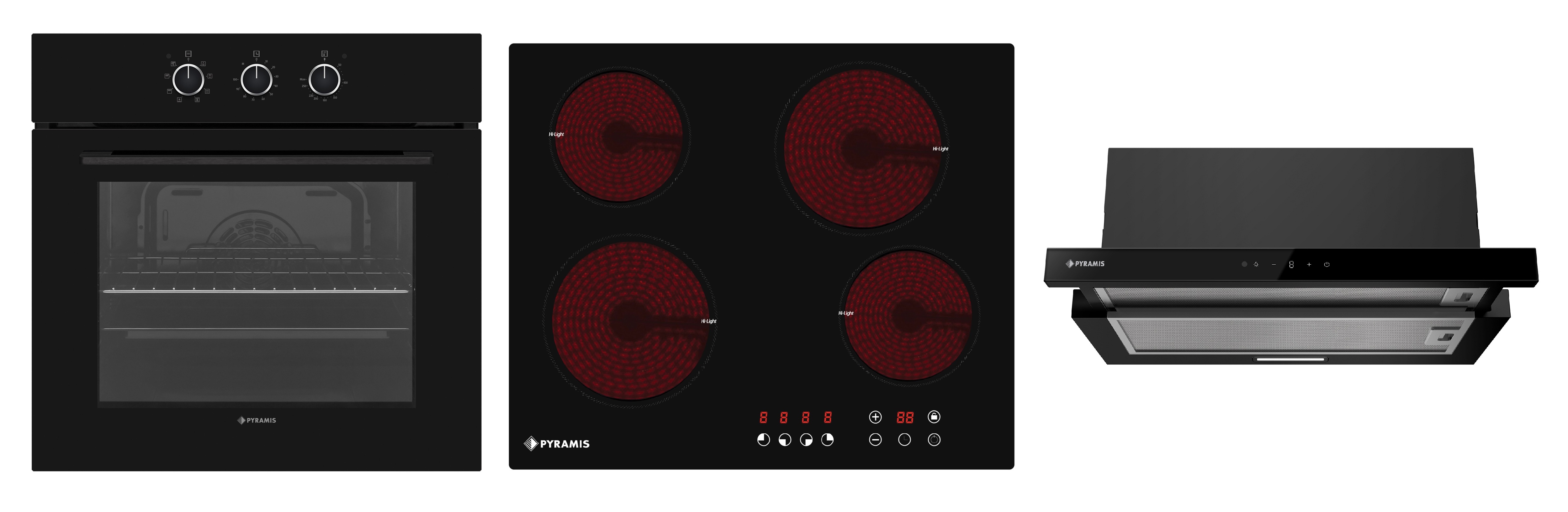 Set Pyramis 20P Black
