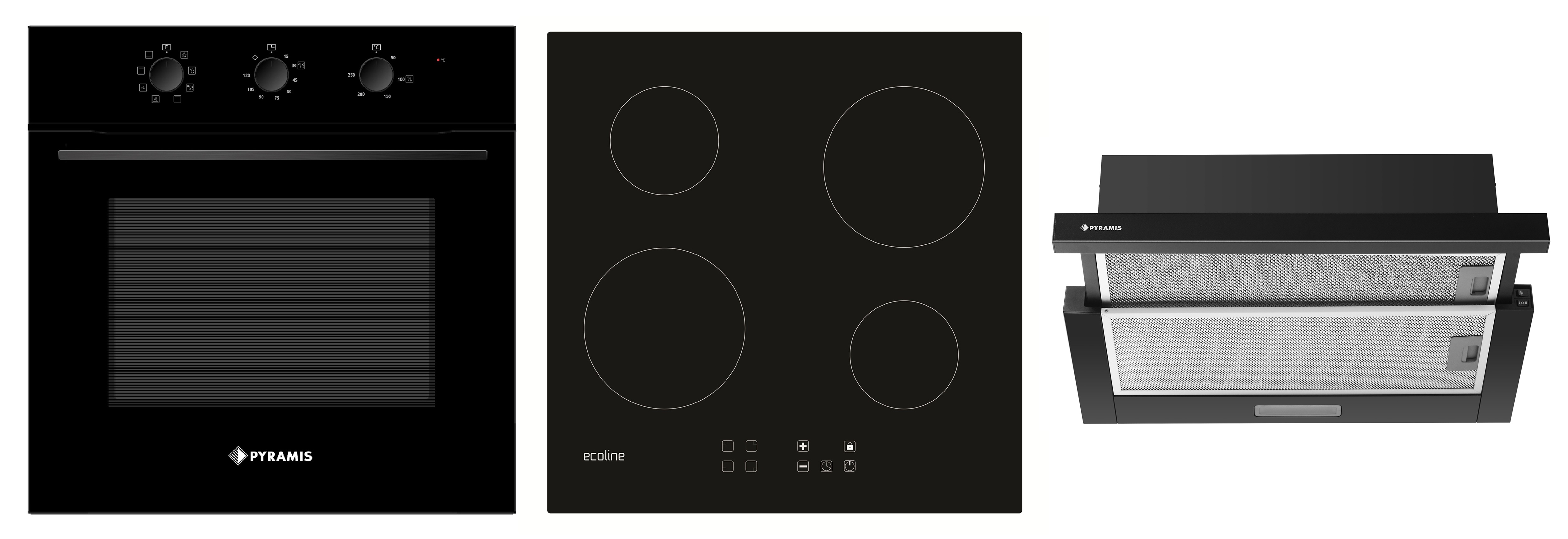 Set Pyramis 23P Black