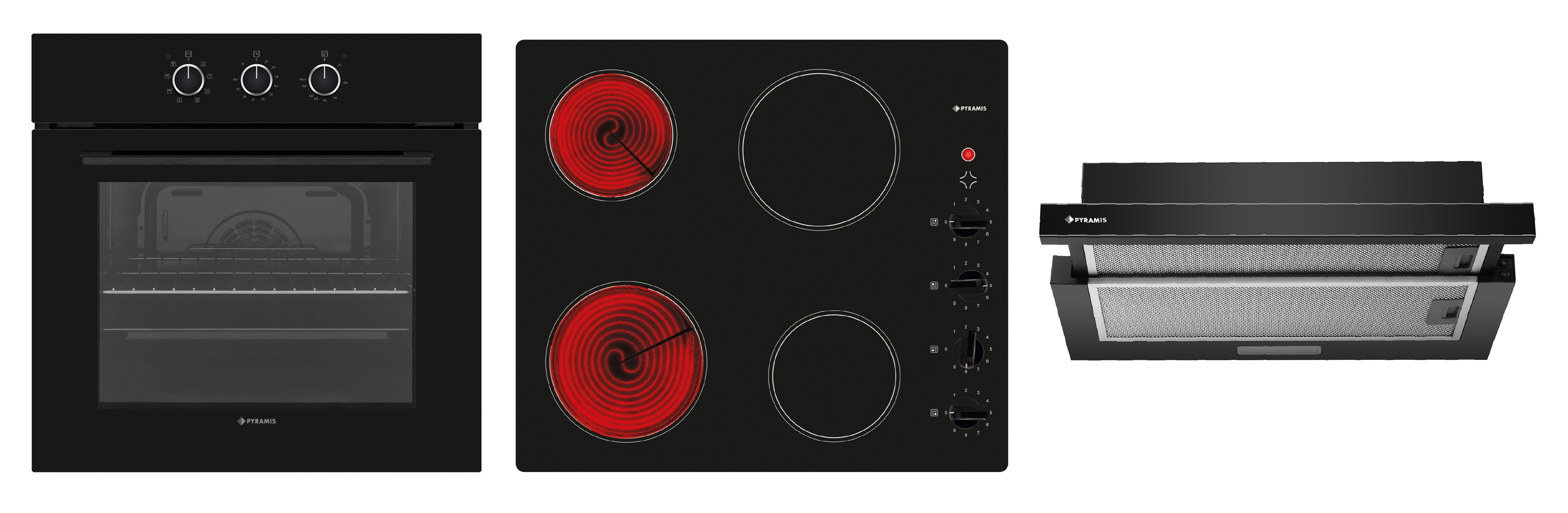 Set Pyramis 24P Black