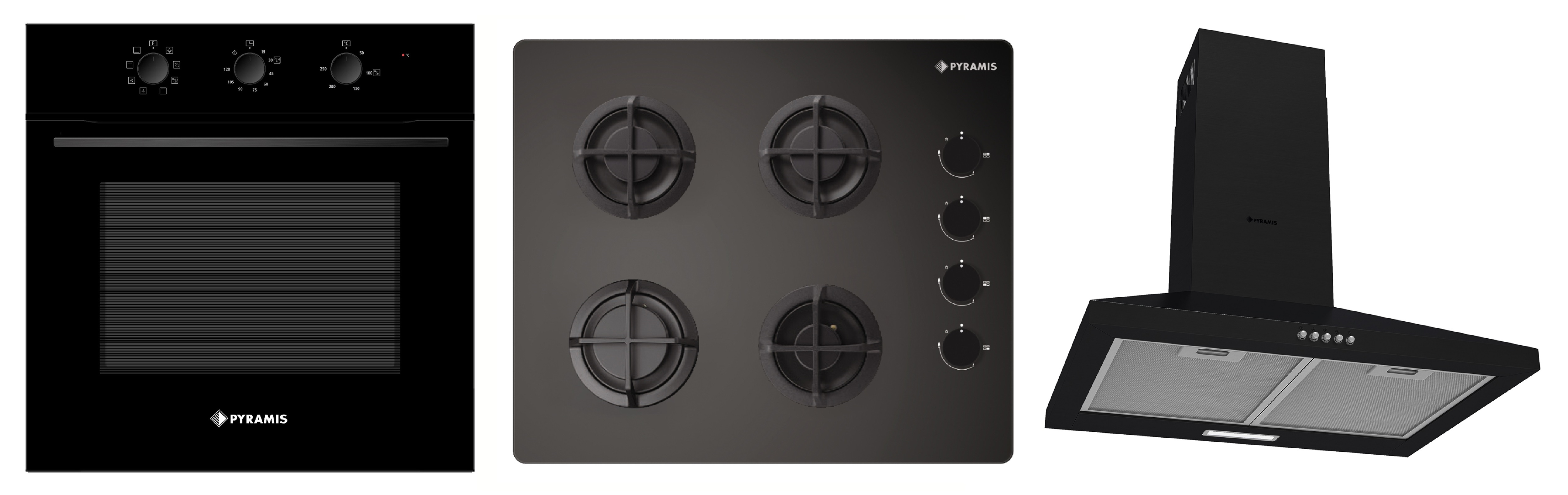 Set Pyramis 34P Black