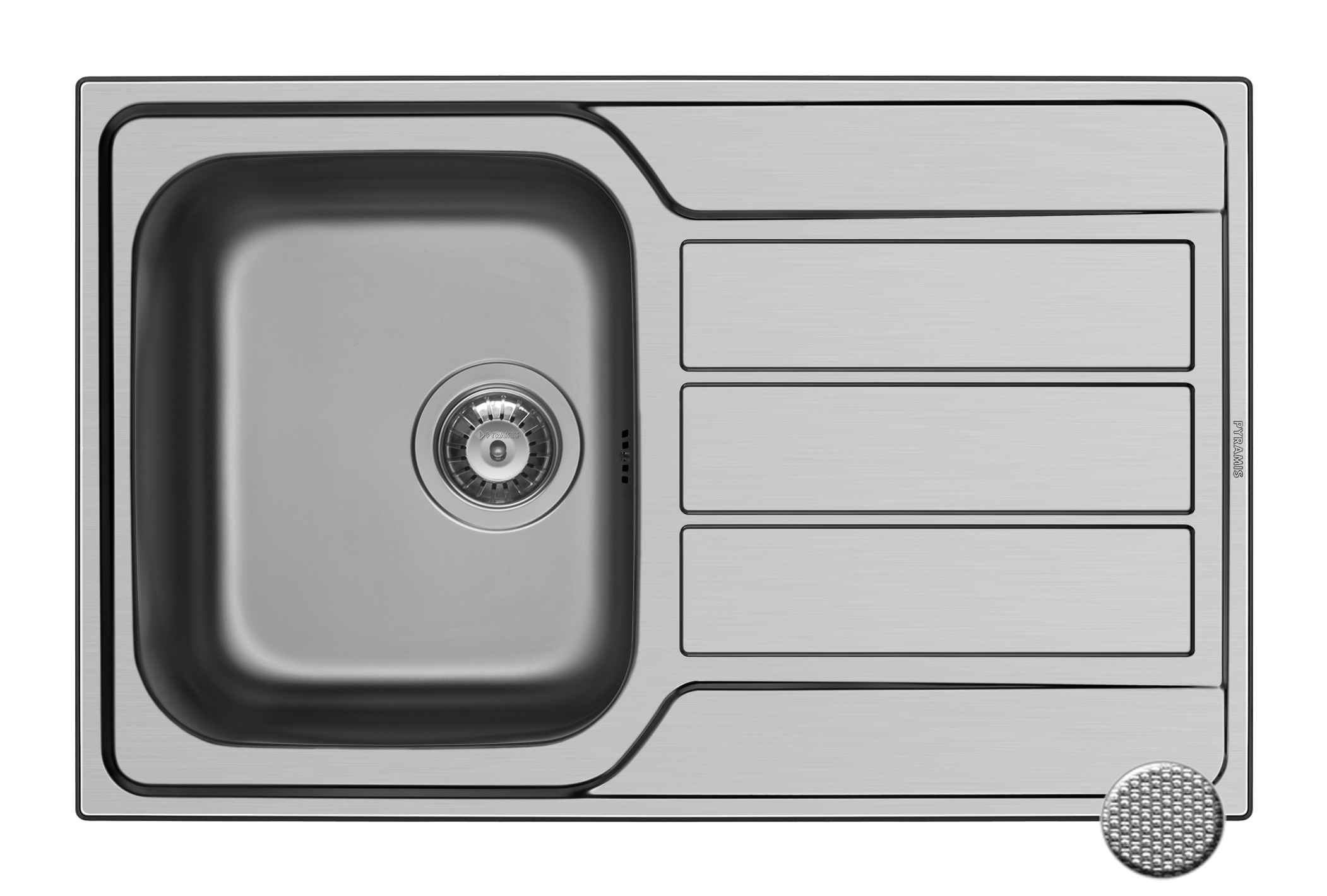 Chiuveta Inox Pyramis ATHENA 790mm*500mm