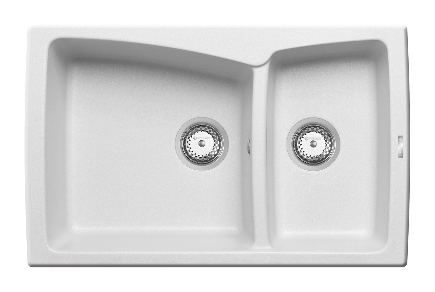 Chiuveta Compozit Pyramis DELIA - Bianco 785mm*495mm