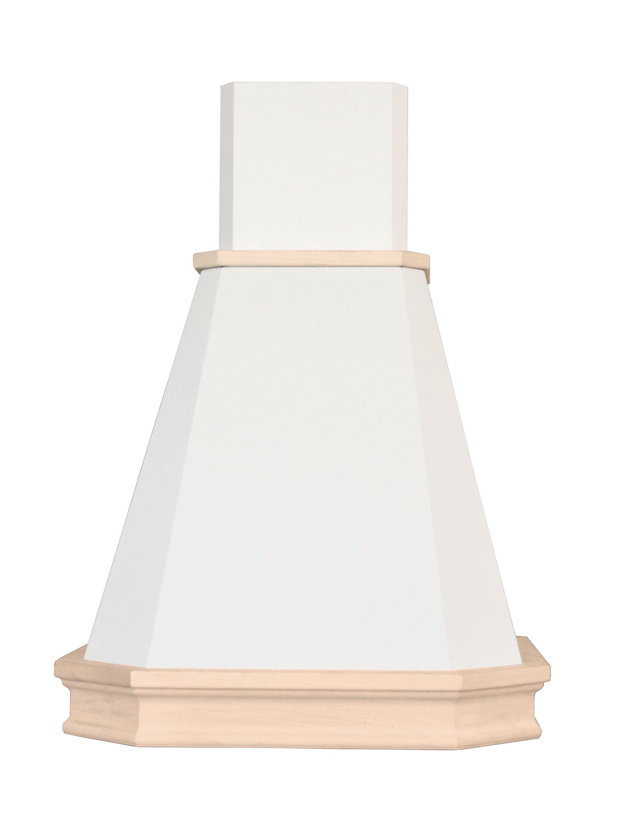 Hota Rustica Pyramis RUSTIC CHIMNEY EL60, 368mc/h, 60cm, finisaj bej, rama decorativa din lemn natur
