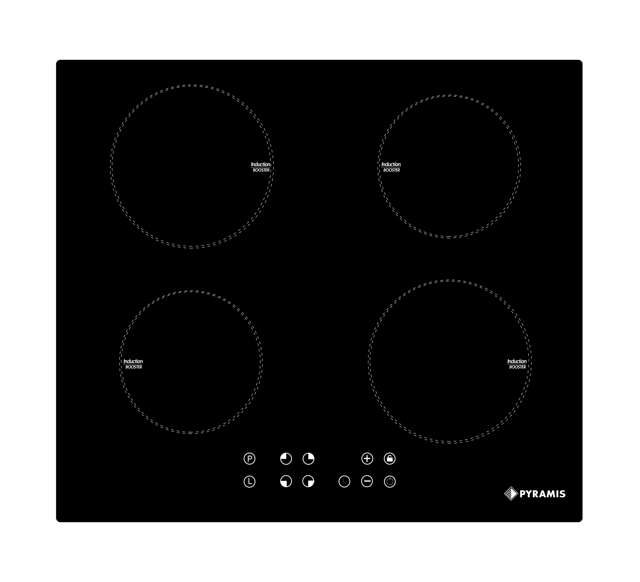 Plita inductie Pyramis 40TC Black