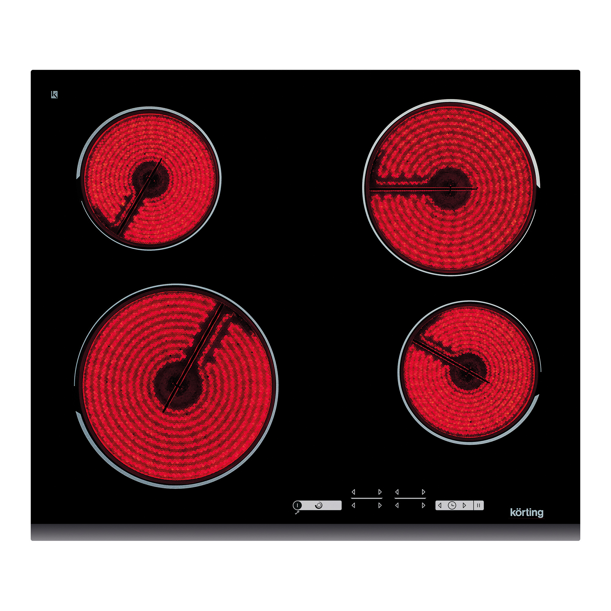 Plita electrica KÖRTING KECT641BCSC Touch Control Black